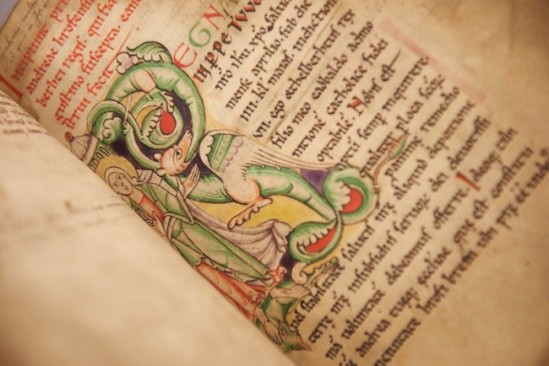 Medieval manuscript showing legal traditions